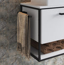 Gabinete Suspenso Para Banheiro Cielo - Branco - Prime Decor