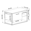 Gabinete Suspenso Para Banheiro Cielo - Branco - Prime Decor