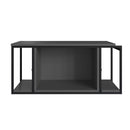 Gabinete Eleganza 80 cm Grafite Com ou Sem Cuba Preta - Prime Decor