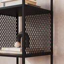 Estante Urbani Estilo Industrial com tela - Prime Decor