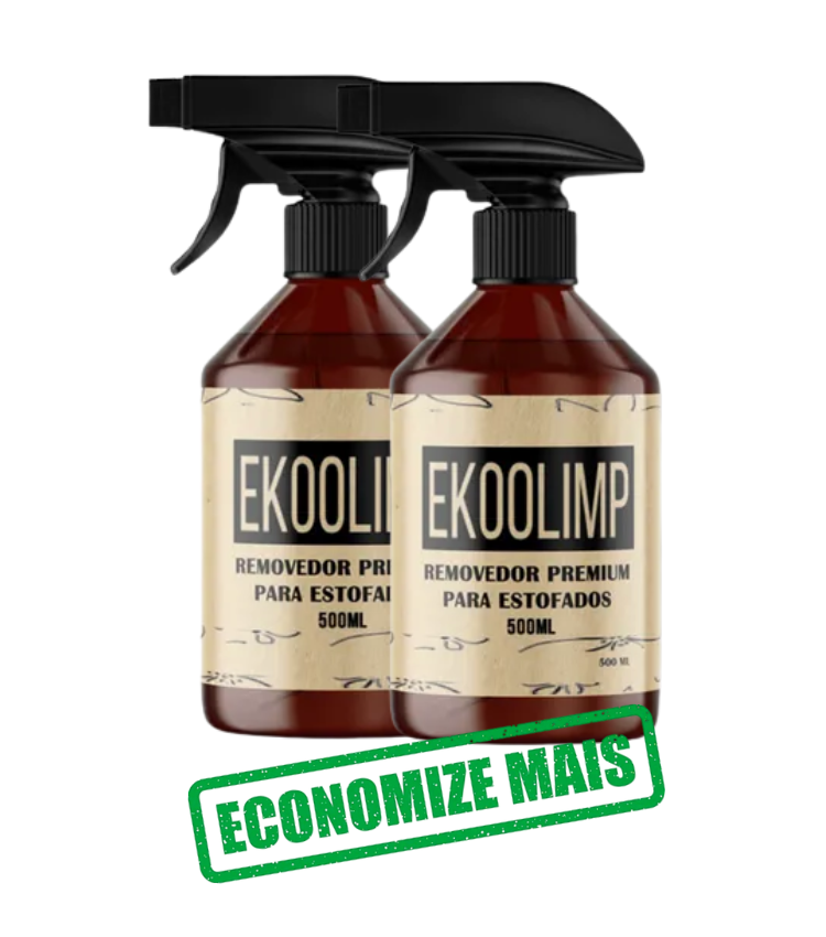 KIT COM 2 EKOOLIMP - Removedor de manchas para tecidos