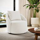 Poltrona Vivace Giratória com Almofada Solta Boucle - Prime Decor