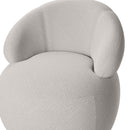 Poltrona Ellure 1 Lugar Giratória Estofada Linho - Prime Decor