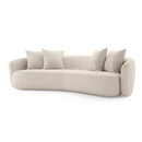 Sofá Curvo Serenità com almofadas soltas - Largura 2,60m - Prime Decor