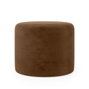 Pufe Marquês Redondo Estofado Diâmetro 0,50m / Altura: 0,40m - Prime Decor