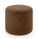 Pufe Marquês Redondo Estofado Diâmetro 0,50m / Altura: 0,40m - Prime Decor