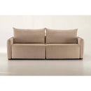 Sofá Retrátil Joey - Largura 2,44m Boucle e Debrum Veludo - Prime Decor