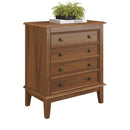 Cômoda Firenze 4 Gavetas (Branco, Cinza, Preto, Azul e Amêndoa) - Prime Decor