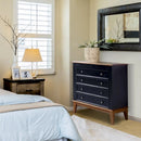 Cômoda Firenze 4 Gavetas (Branco, Cinza, Preto, Azul e Amêndoa) - Prime Decor