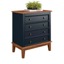 Cômoda Firenze 4 Gavetas (Branco, Cinza, Preto, Azul e Amêndoa) - Prime Decor