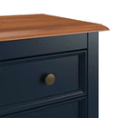 Mesa de Cabeceira Madeira Maciça  (Preto, Azul, Amêndoa Cinza e Branco) - Prime Decor