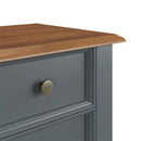 Mesa de Cabeceira Madeira Maciça  (Preto, Azul, Amêndoa Cinza e Branco) - Prime Decor