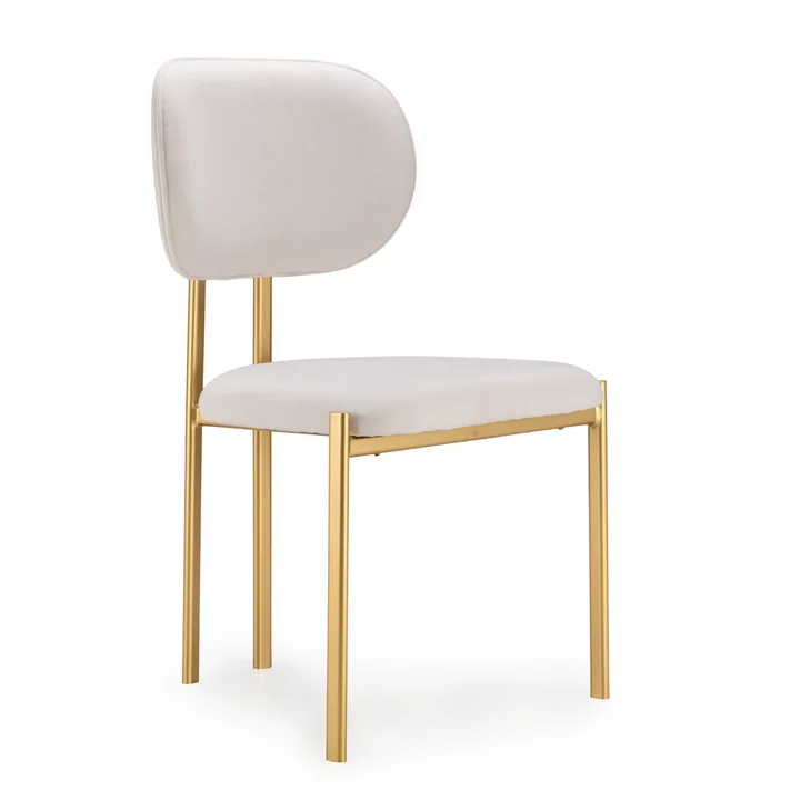 Cadeira Cloe — Dourado automotivo