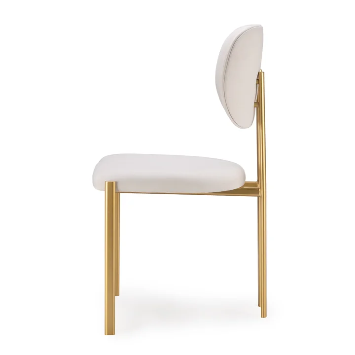 Cadeira Cloe — Dourado automotivo