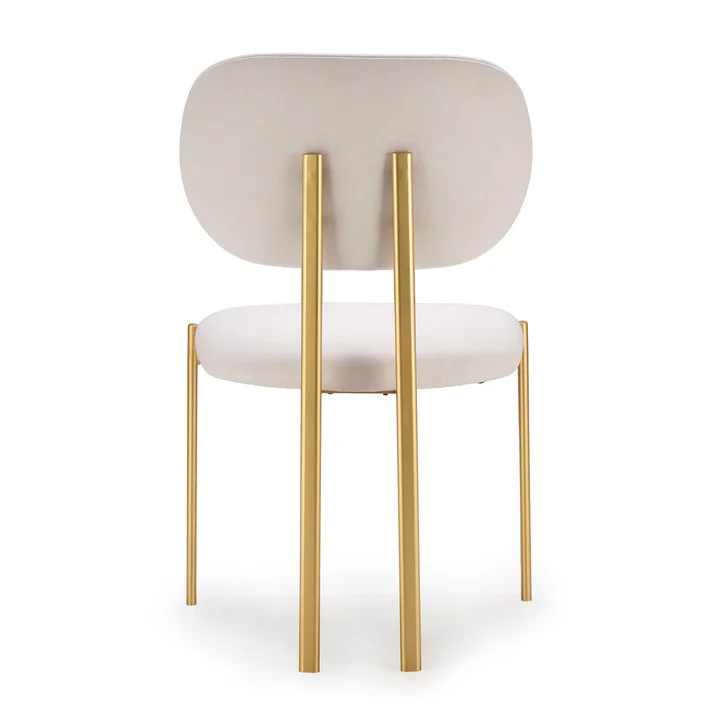 Cadeira Cloe — Dourado automotivo