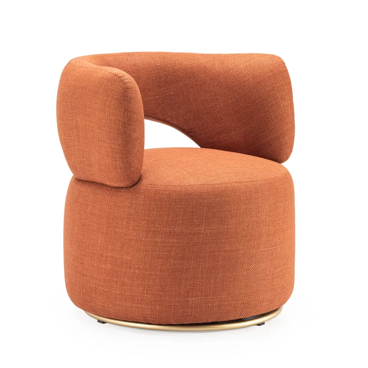Poltrona Elegante — Dourado automotivo