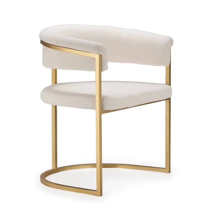 Poltrona Helena — Dourado automotivo