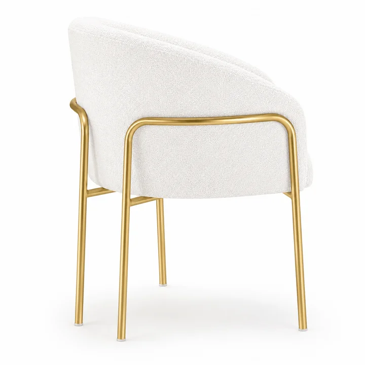 Poltrona Maitê — Prata acetinado