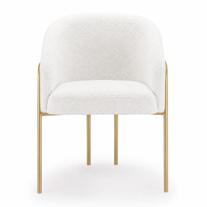 Poltrona Maitê — Prata acetinado
