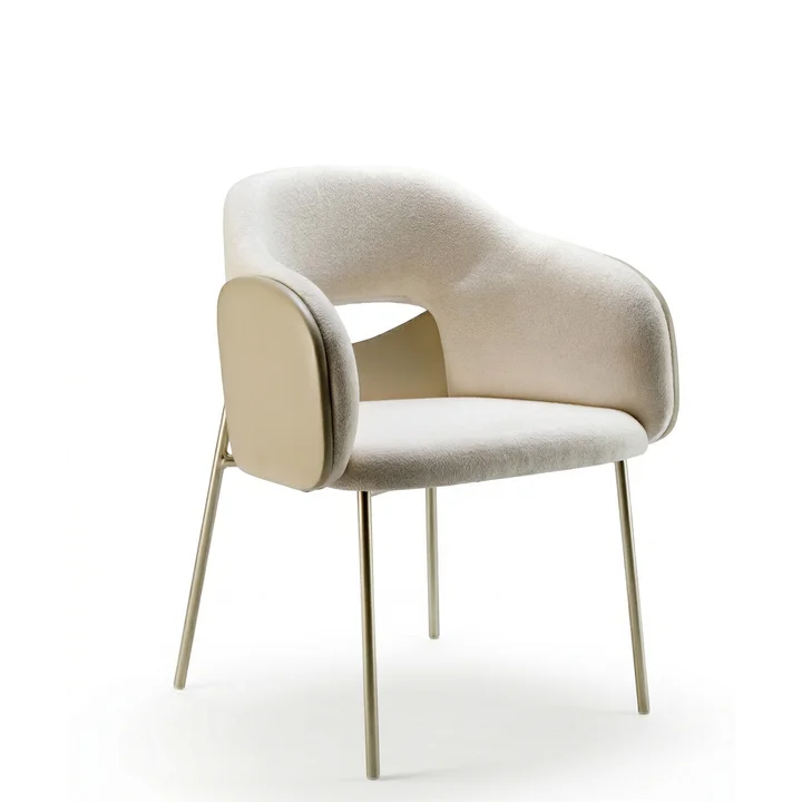 Poltrona Taise — Prata acetinado