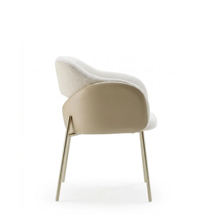 Poltrona Taise — Prata acetinado