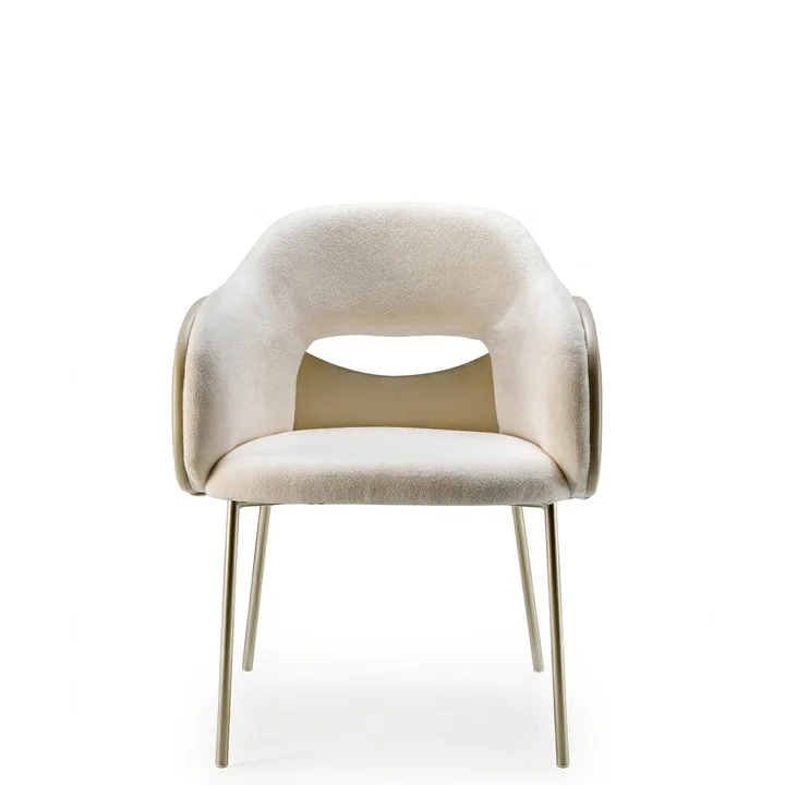 Poltrona Taise — Prata acetinado